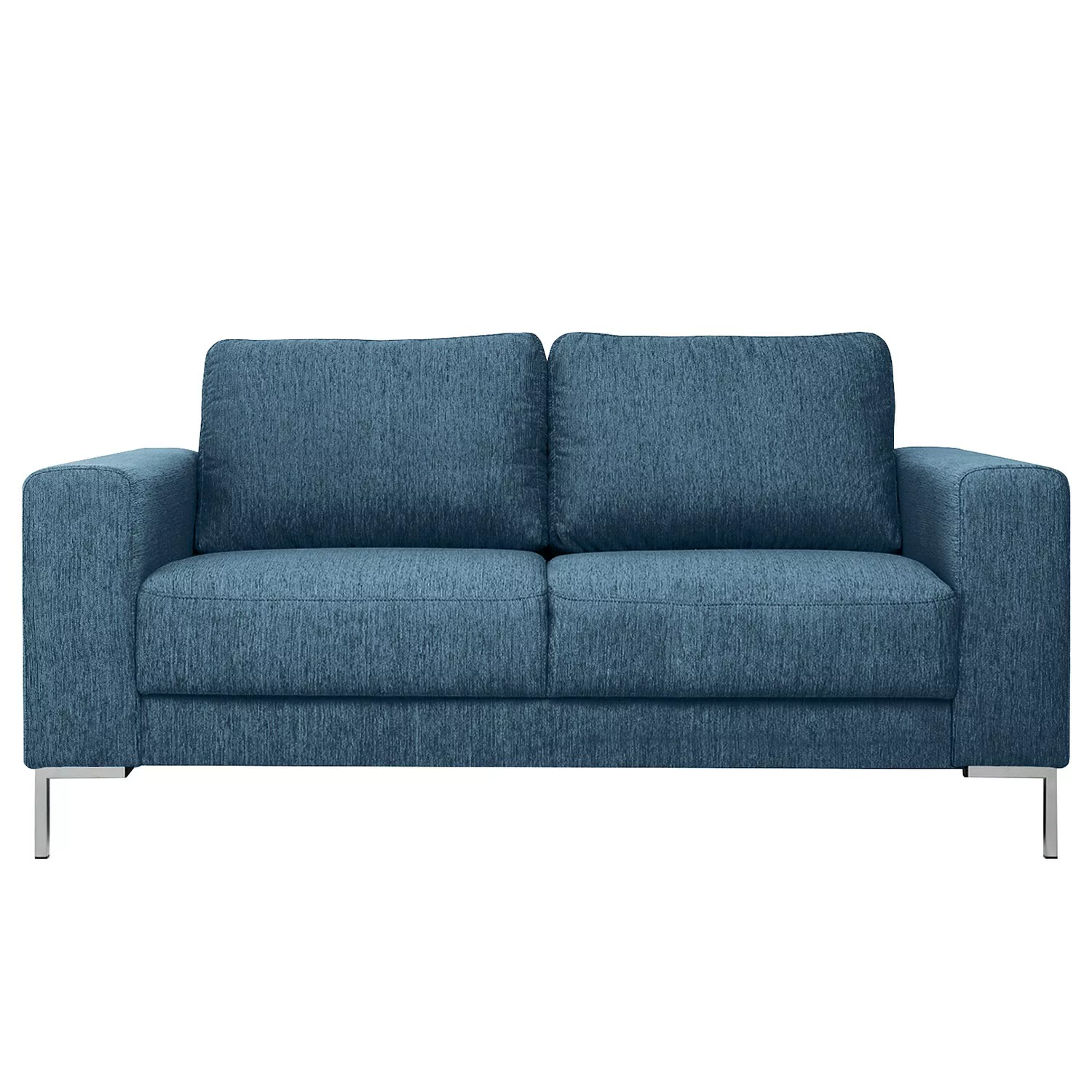 home24 Fredriks Sofa Summer I 2-Sitzer Jeansblau Strukturstoff 170x90x90 cm günstig online kaufen