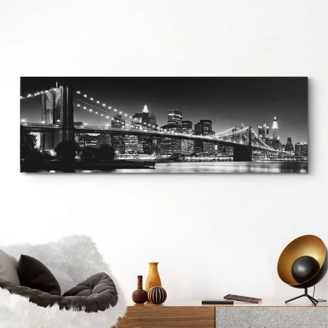 Reinders Holzbild "Deco Panel 52x156 New York - brooklyn bridge" günstig online kaufen