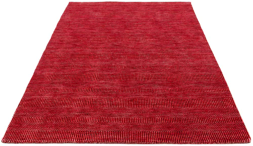 morgenland Designteppich »Designer Einfarbig Rosso 182 x 132 cm«, rechtecki günstig online kaufen