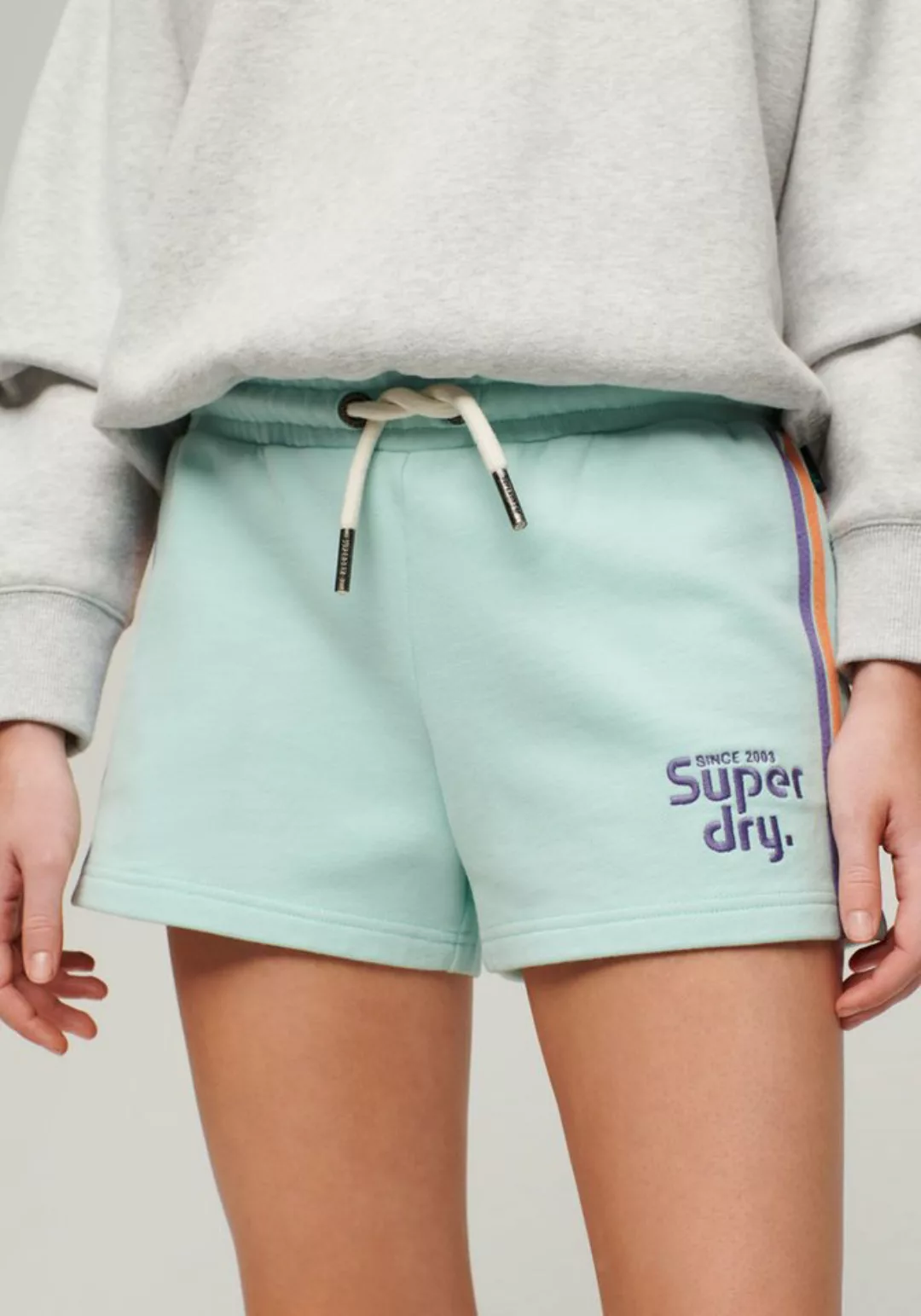 Superdry Sweatshorts RAINBOW SIDE STRIPE LOGO SHORT günstig online kaufen