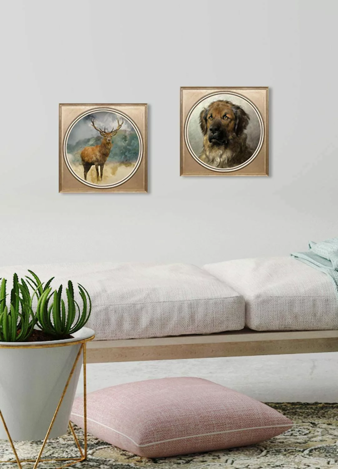 queence Acrylglasbild "Jagdhund" günstig online kaufen