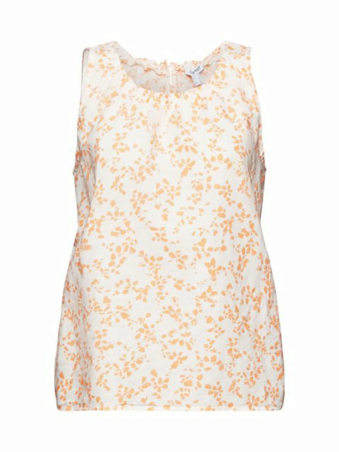 Esprit Blusentop Ärmellose Bluse mit Print günstig online kaufen