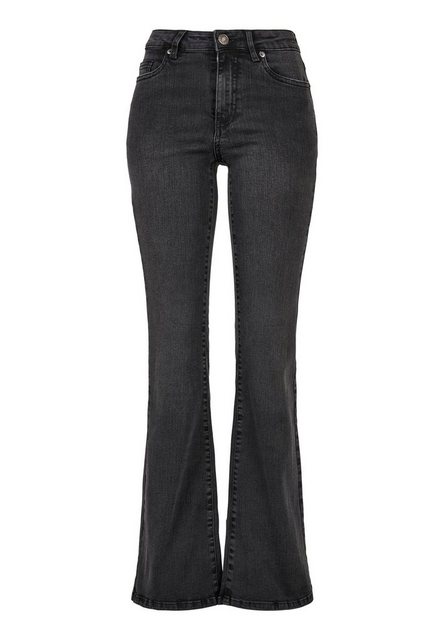 URBAN CLASSICS Bequeme Jeans Damen Ladies High Waist Flared Denim Pants (1- günstig online kaufen