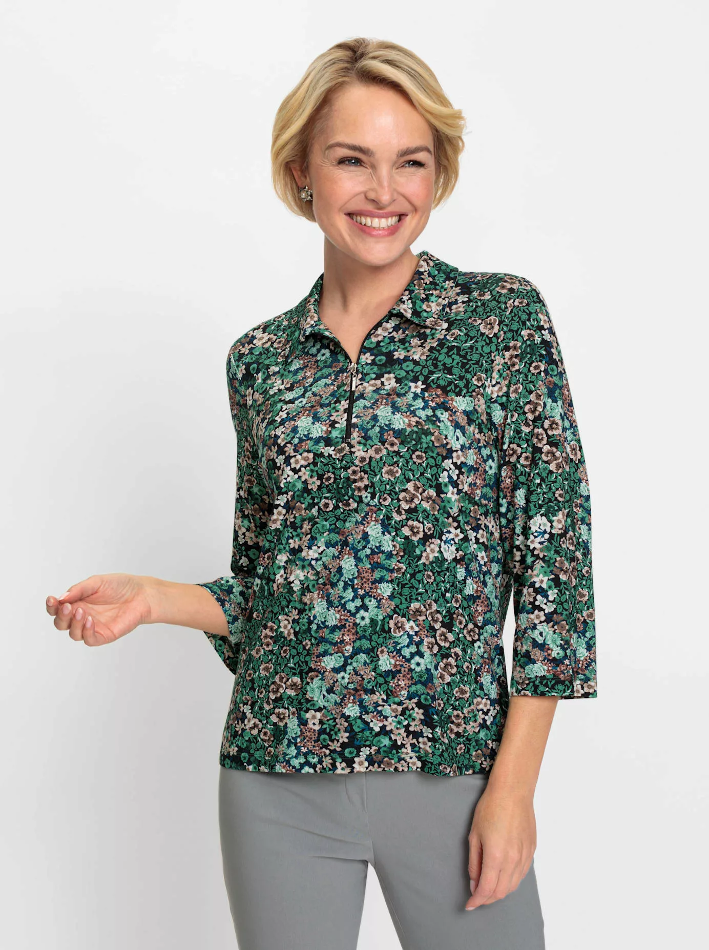 Casual Looks Kurzarmshirt "Shirt" günstig online kaufen