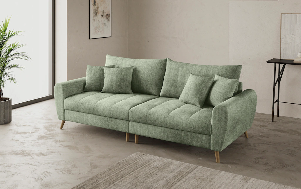 Home affaire Big-Sofa "Blackburn II", Mit Kaltschaumpolsterung bis 140 kg b günstig online kaufen