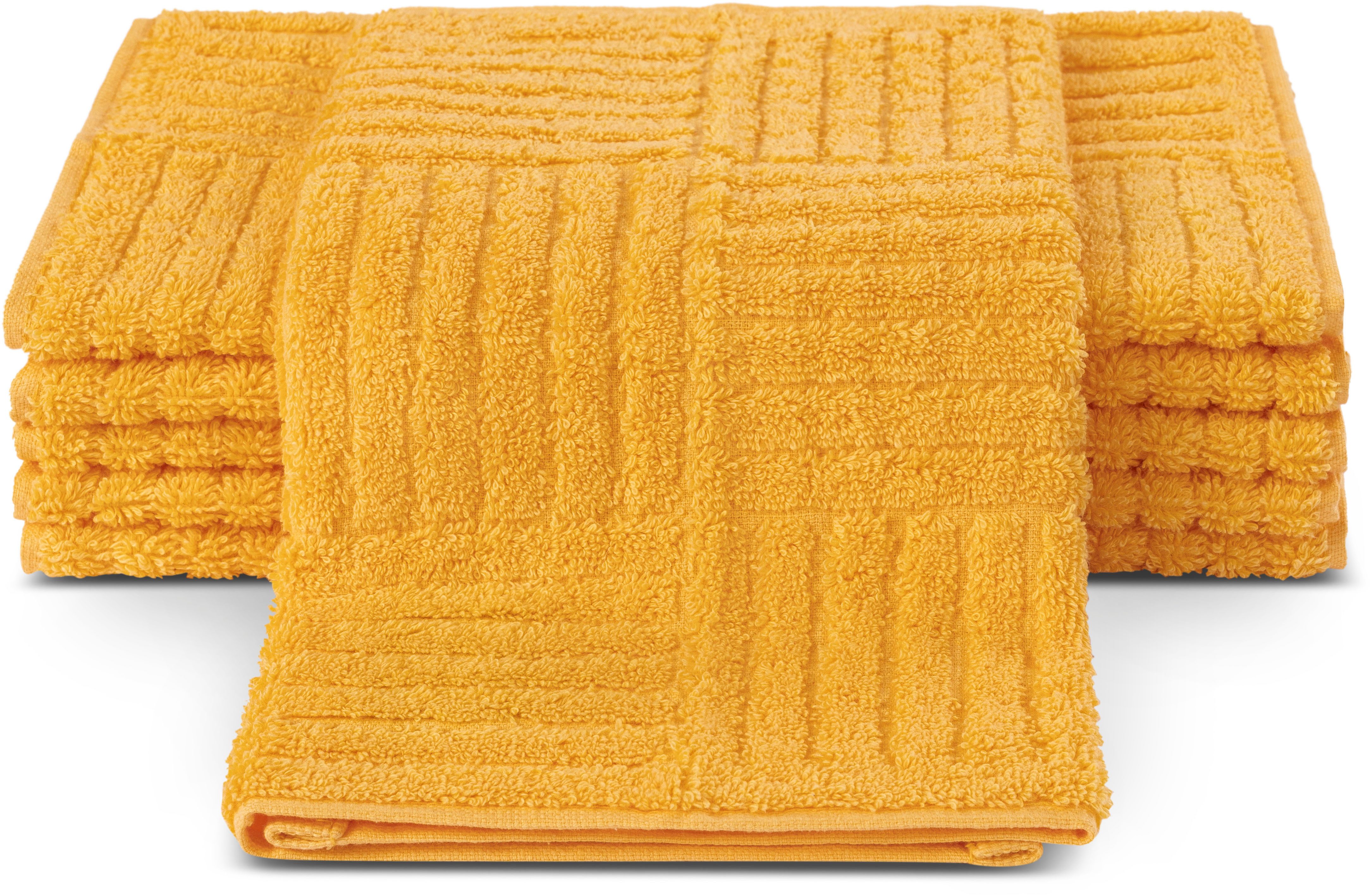 ROSS Gästehandtücher CARRE, Frottier (Packung, 6-St), günstig online kaufen