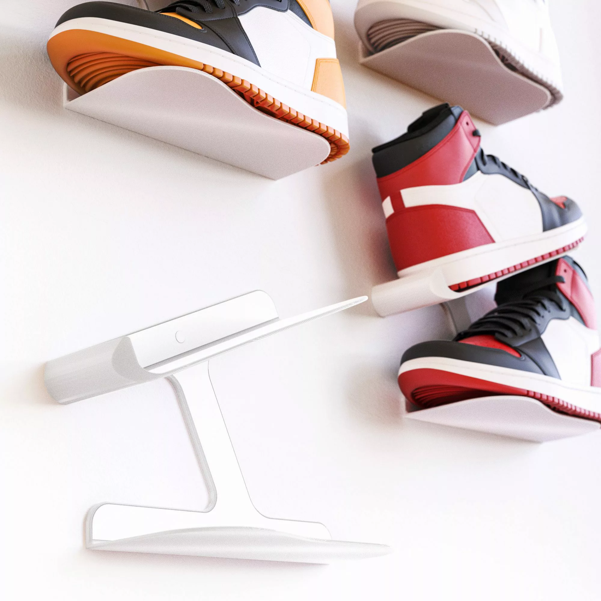 Mobilefox Schuhregal Sneaker Wandhalterung Schuh Regal günstig online kaufen