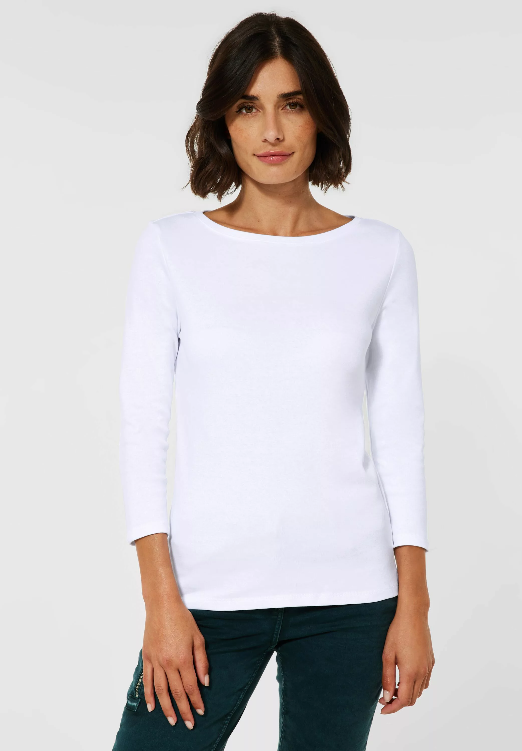 Cecil T-Shirt NOS Basic Boatneck günstig online kaufen