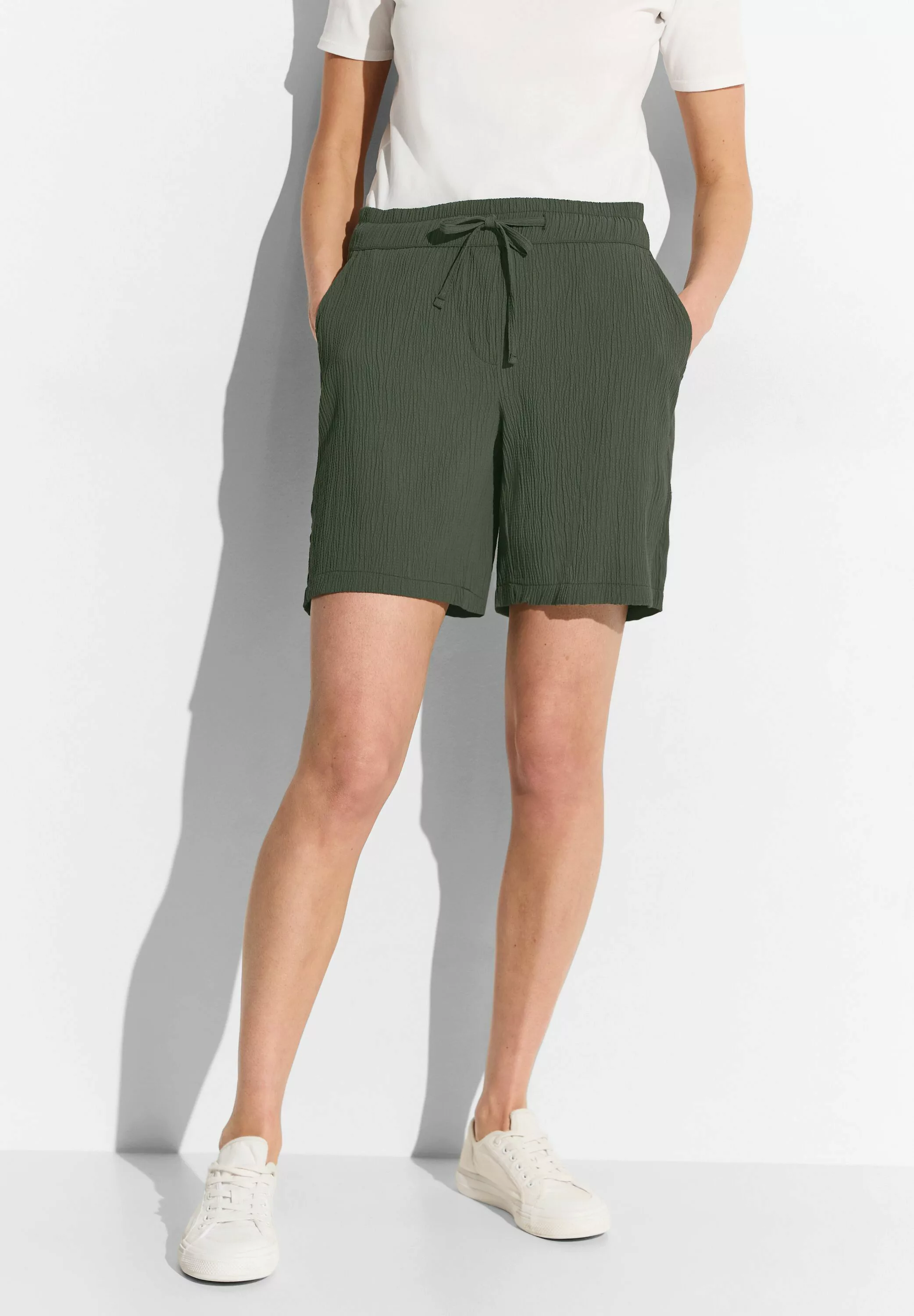 Cecil Shorts, softer Materialmix günstig online kaufen