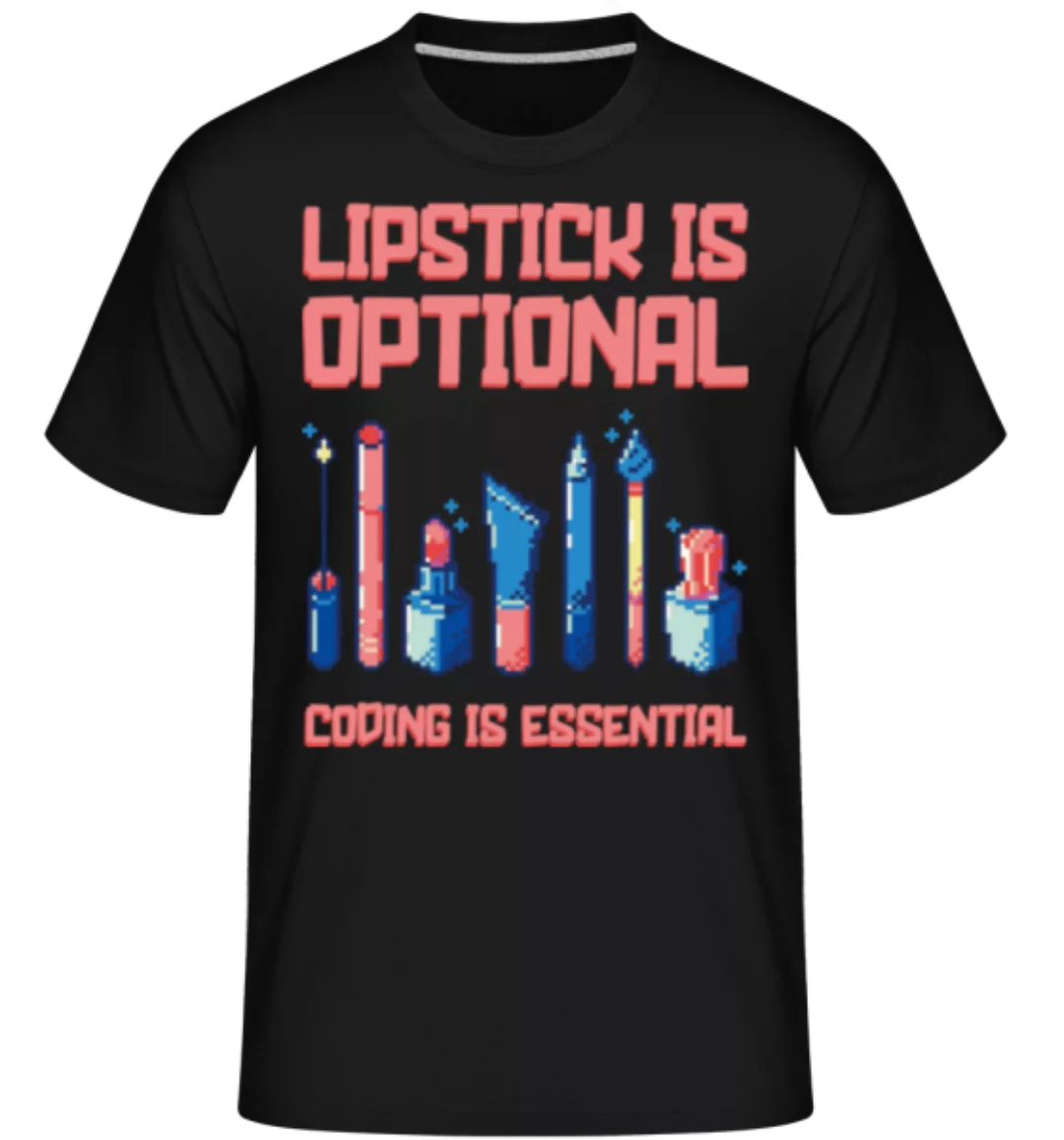 Lipstick Optional Coding Essential · Shirtinator Männer T-Shirt günstig online kaufen