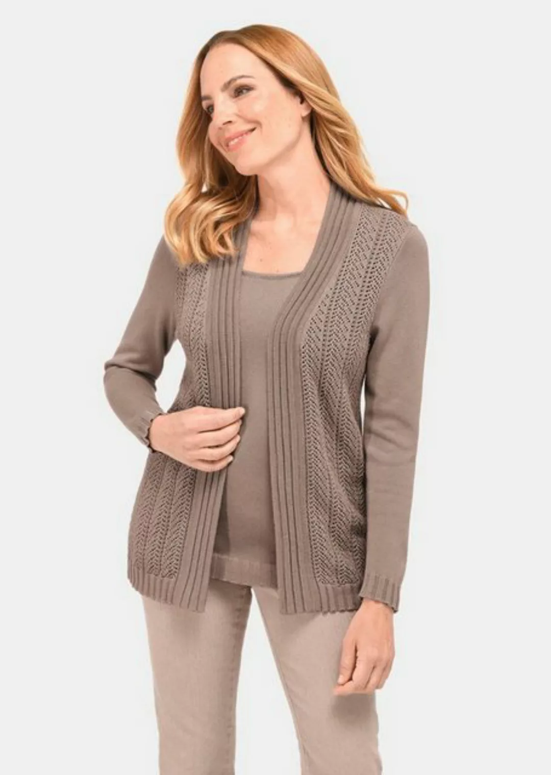 GOLDNER Strickpullover Kurzgröße: günstig online kaufen