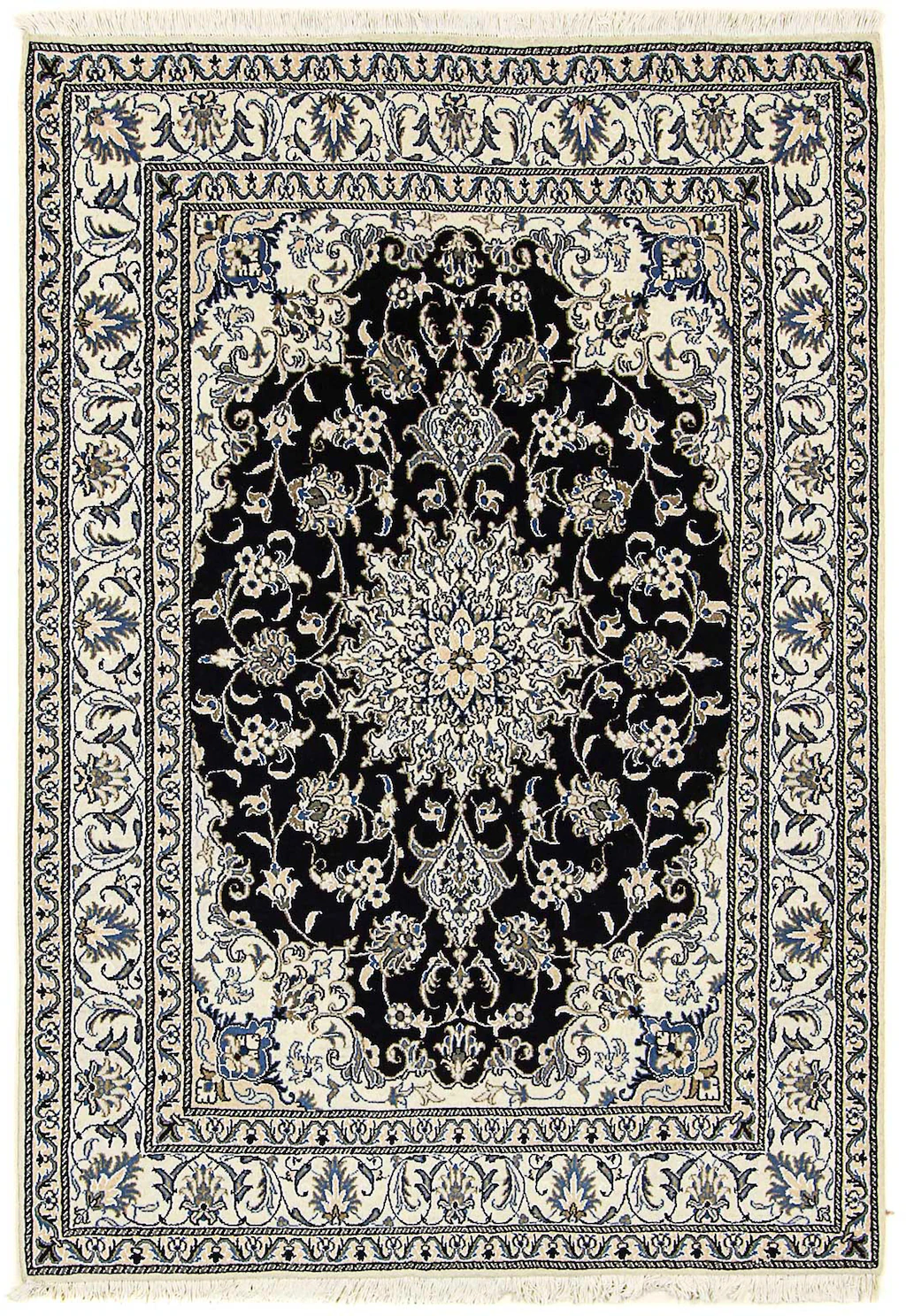 morgenland Orientteppich »Perser - Nain - 207 x 146 cm - dunkelblau«, recht günstig online kaufen