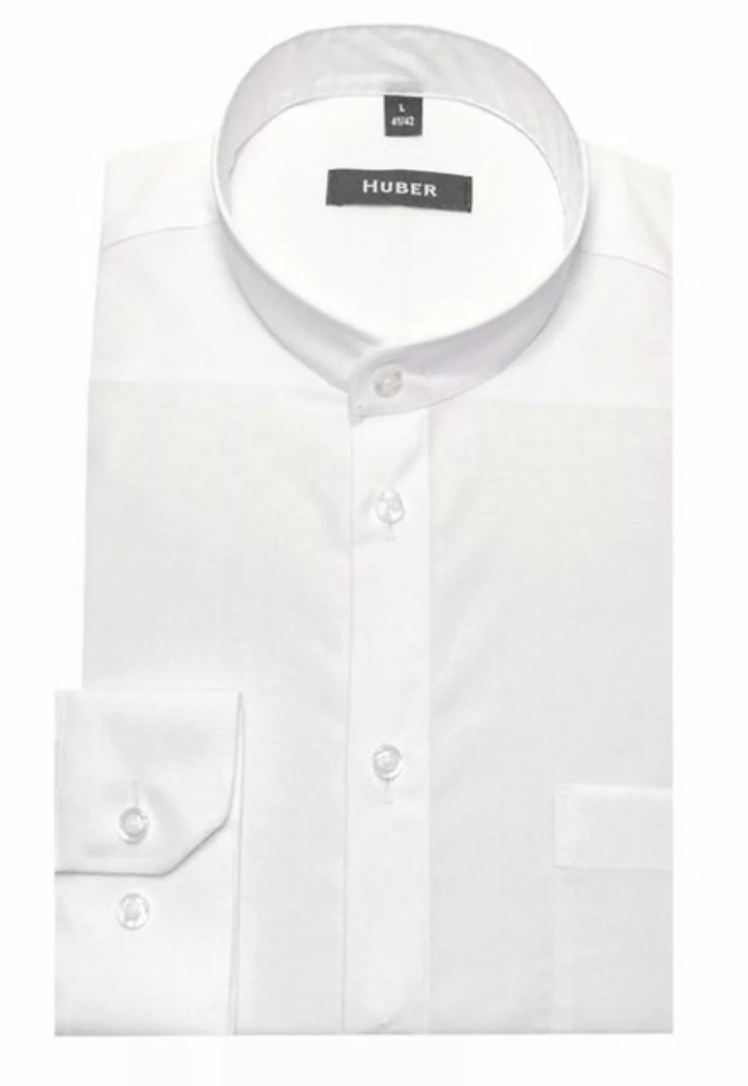 Huber Hemden Langarmhemd HU-9008 Stehkragen, Knopfleiste, Regular Fit - ger günstig online kaufen