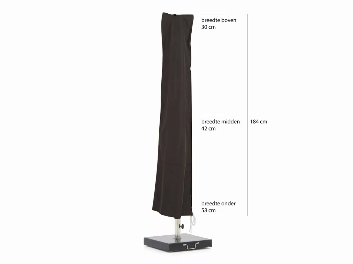 Anthrazit - Polyester (Länge = 184 cm) günstig online kaufen