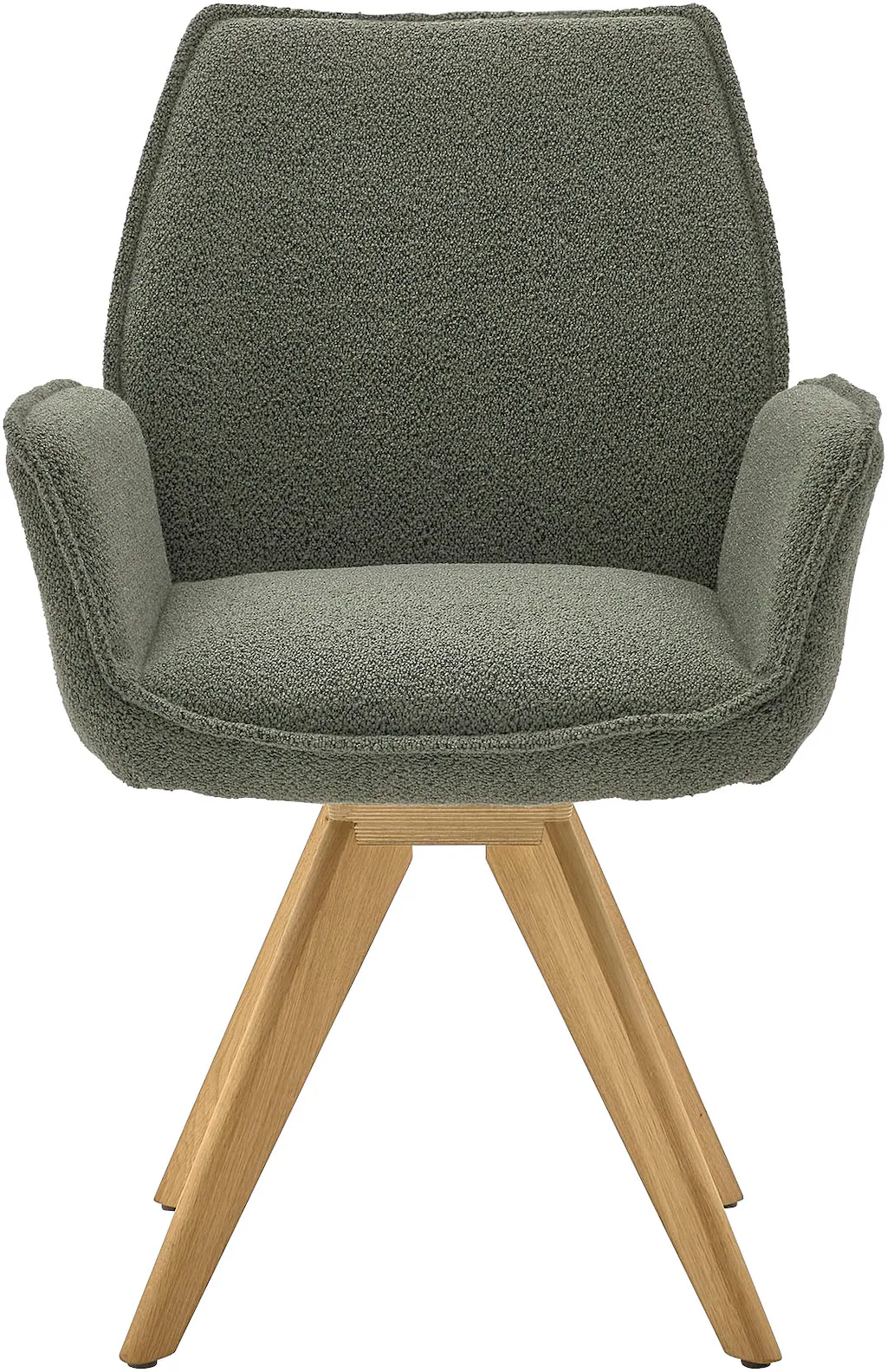 Musterring Esszimmerstuhl "Tiama", (Set), 2 St., Bouclé, Stativgestell Eich günstig online kaufen