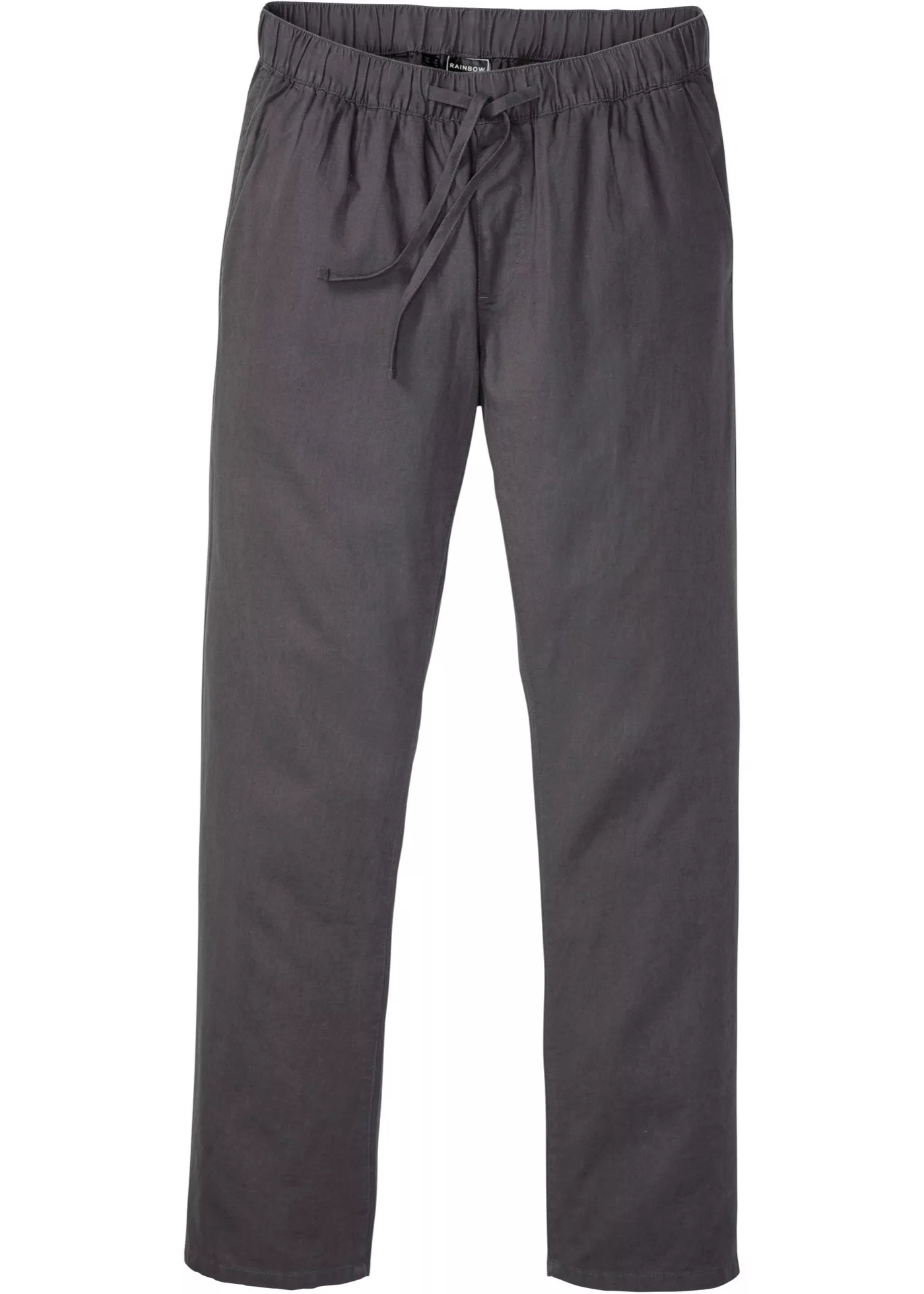 Regular Fit Chino-Schlupfhose mit Leinenanteil, Straight günstig online kaufen