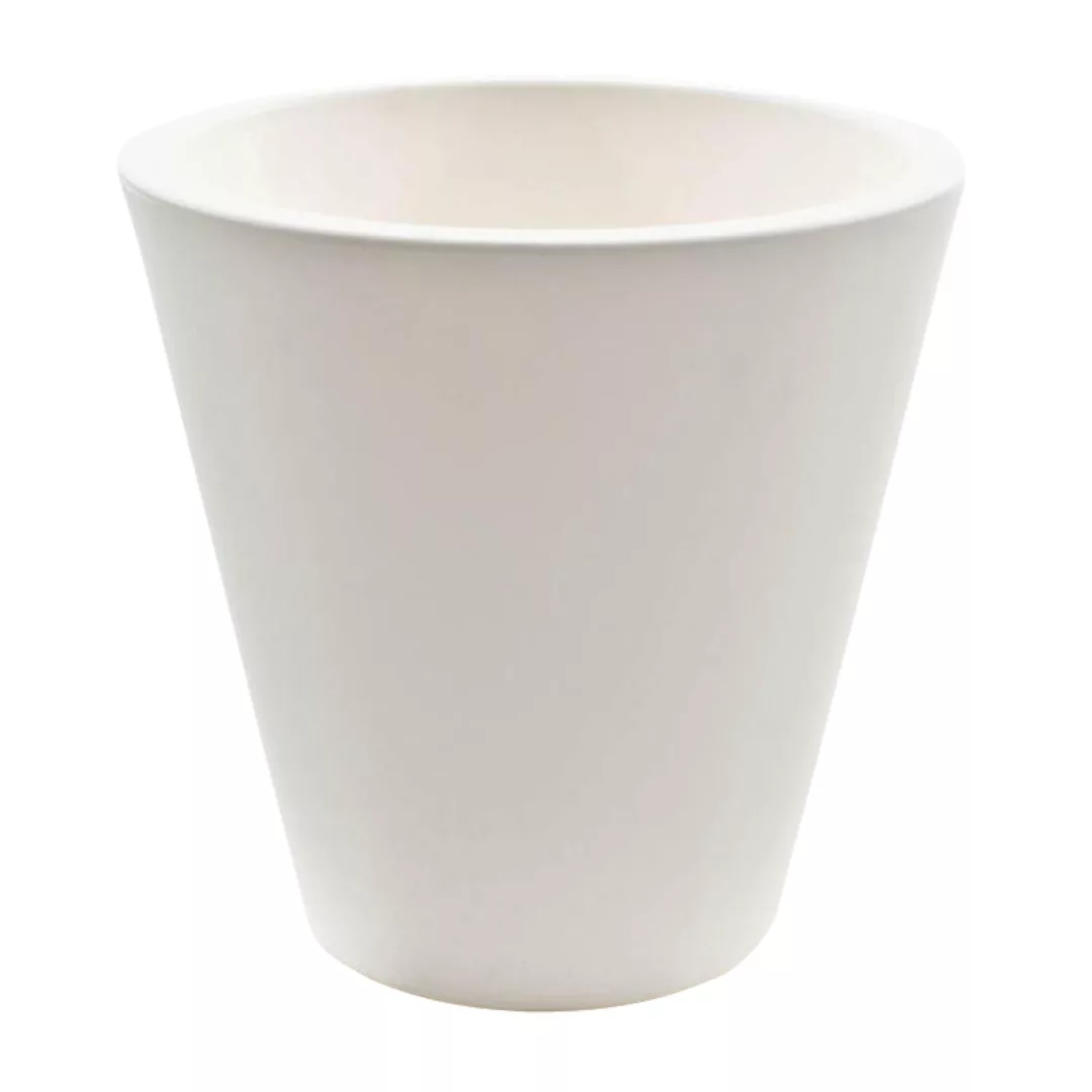 Serralunga - New Pot Vase/Pflanzgefäß Ø34cm - weiß/matt/H x Ø 34x34cm günstig online kaufen