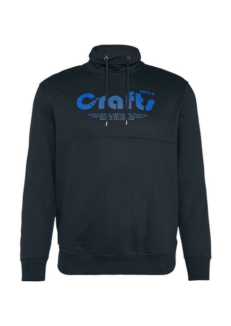 s.Oliver Sweatshirt Sweatshirt mit Frontprint und Snood-Kragen Teilungsnaht günstig online kaufen