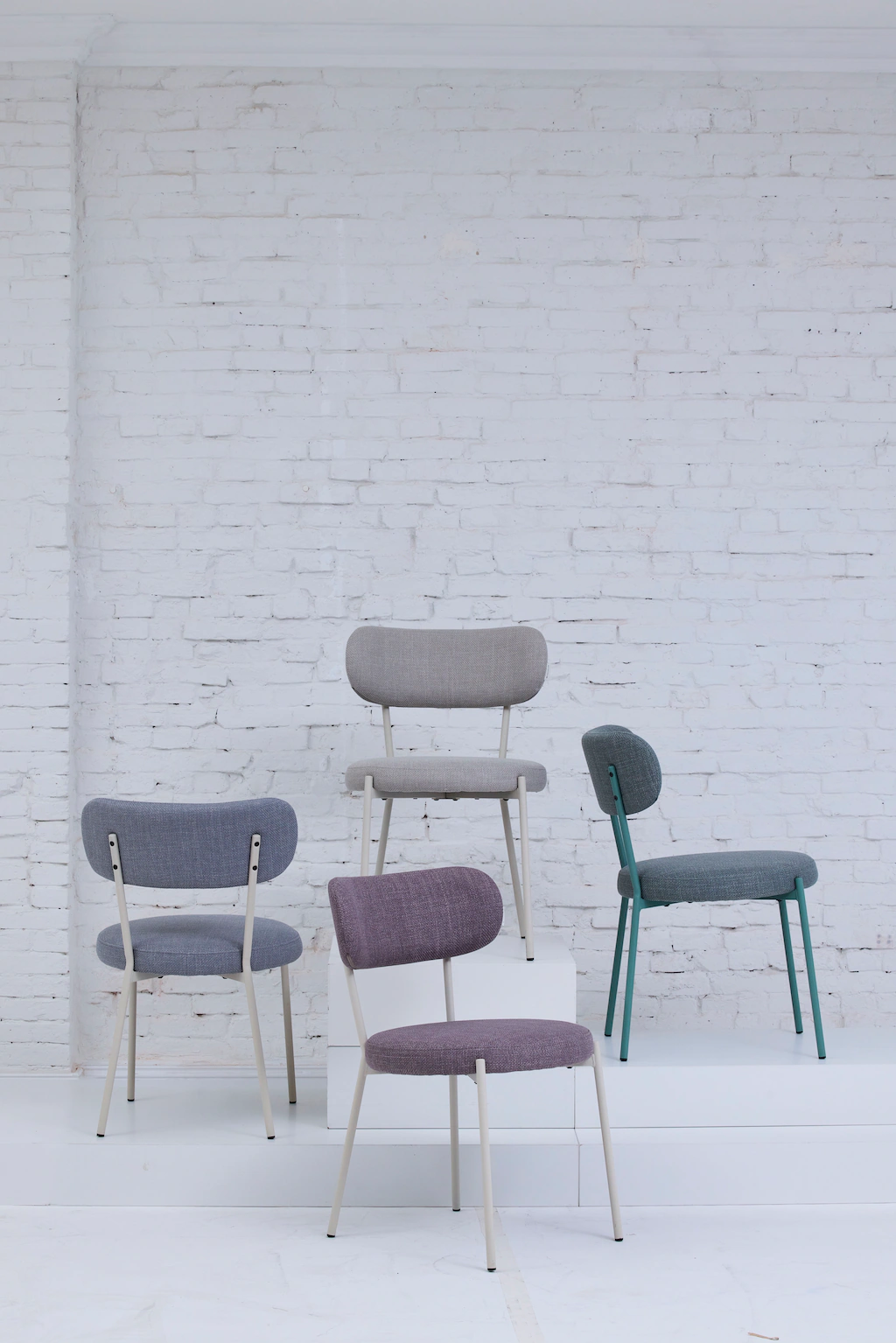TOM TAILOR HOME 4-Fußstuhl "SOFT PAD CHAIR", (Set), 2 St., Webstoff, Esszim günstig online kaufen
