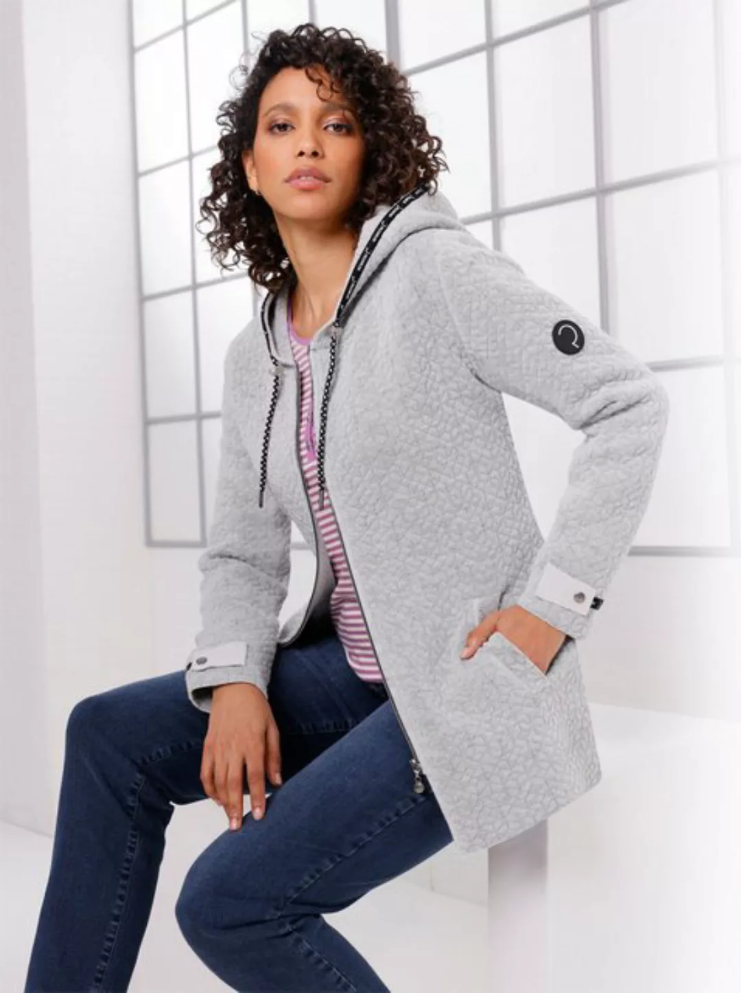 creation L Strickjacke Woll-Mix-Strickjacke günstig online kaufen