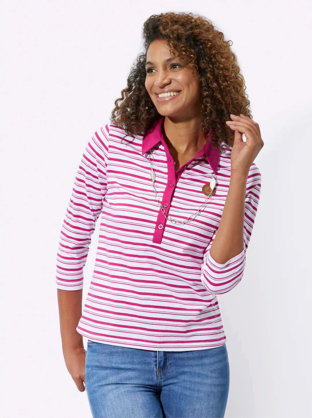 Casual Looks Poloshirt "Poloshirt", (1 tlg.) günstig online kaufen