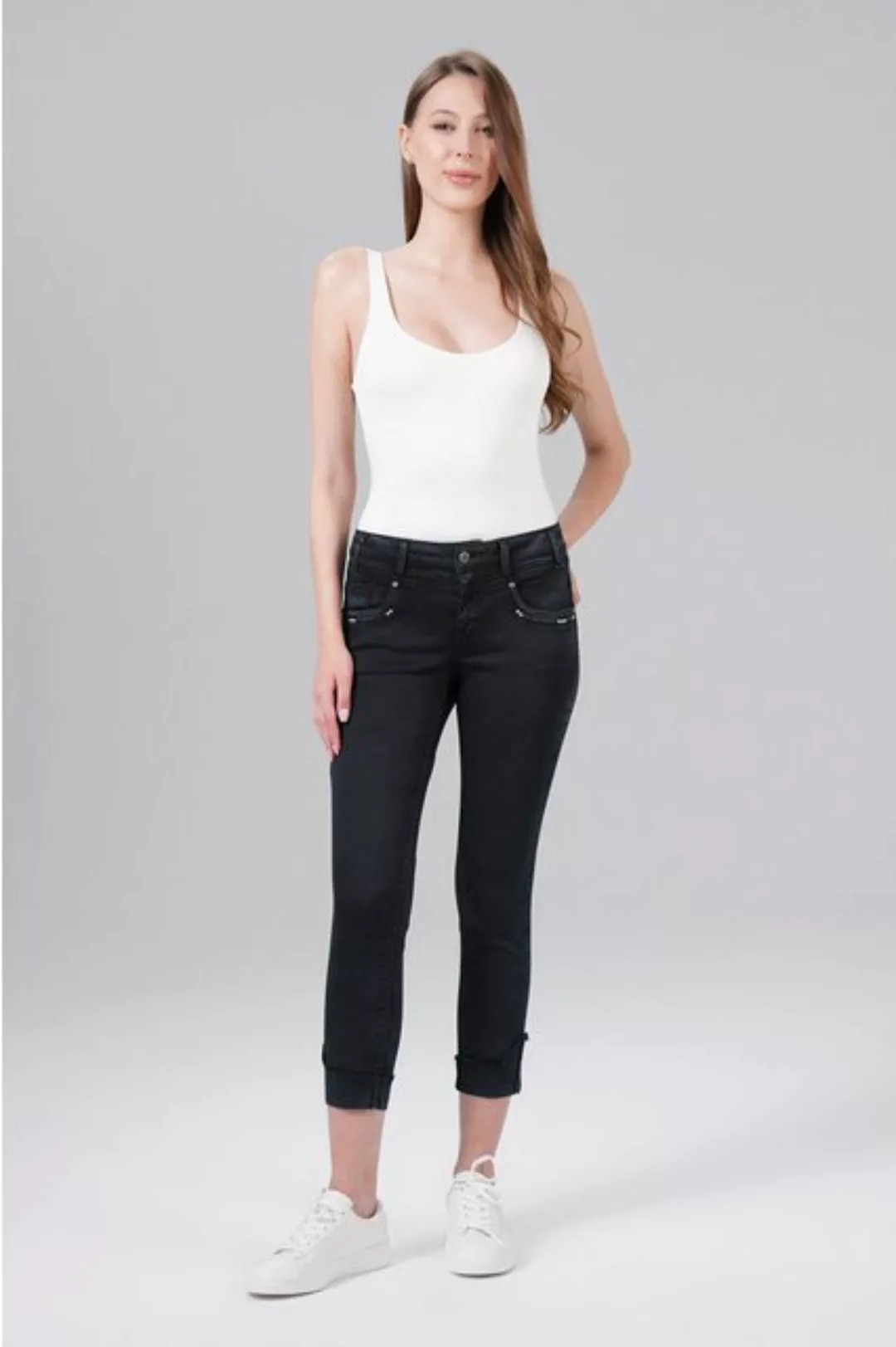 Miracle of Denim 5-Pocket-Jeans Rita Regular Fit (1-tlg) günstig online kaufen