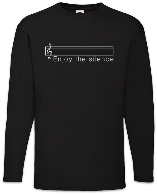 Urban Backwoods Langarmshirt Enjoy The Silence Langarm T-Shirt Musiker Club günstig online kaufen