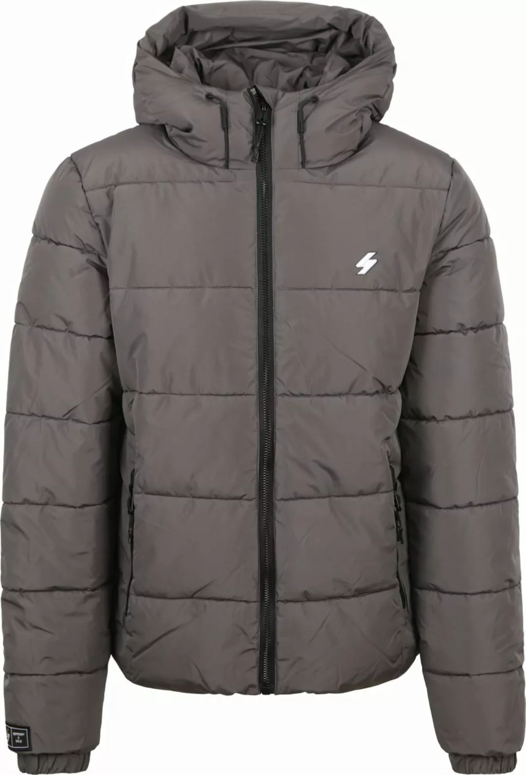 Superdry Sport Pufferjacke Grau - Größe L günstig online kaufen