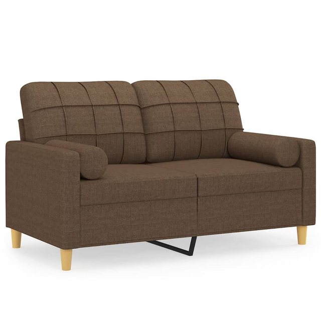 vidaXL Sofa Sofa 2-Sitzer Sofa Stoff mit Zierkissen, 120 cm günstig online kaufen