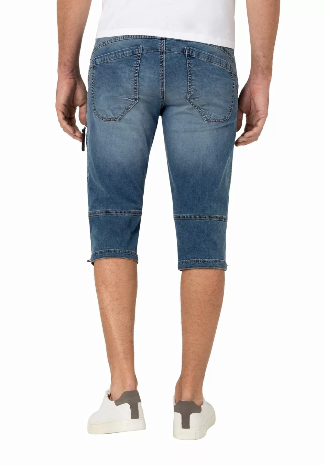 TIMEZONE Herren Jeans Bermuda Shorts Regular ConnorTZ - Regular Fit - Blau günstig online kaufen