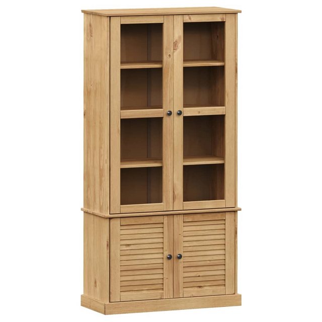 vidaXL Vitrine Vitrine Regal Highboard Vitrinenschrank VIGO 85x35x170 cm Ma günstig online kaufen