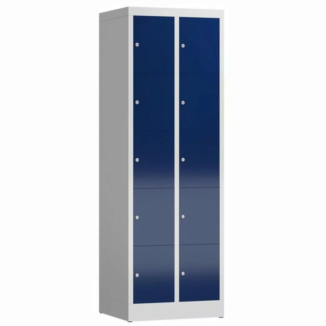 Steelboxx Fächerschrank ClassiX Schließfachschrank, 2 Abteile à 5 Fächer, 1 günstig online kaufen