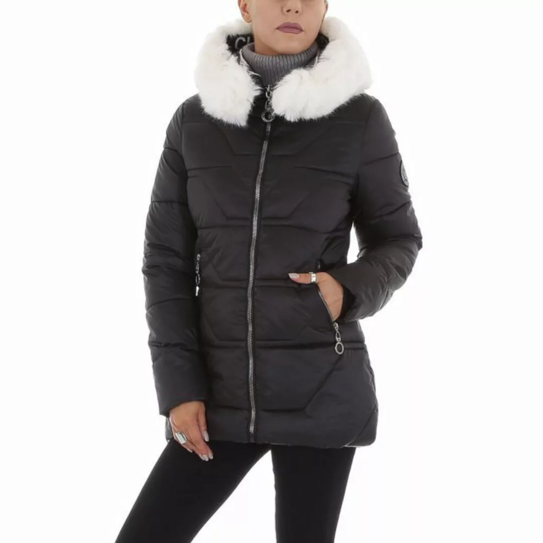 Ital-Design Winterjacke Damen Freizeit (87256495) Kapuze Gefüttert Winterja günstig online kaufen