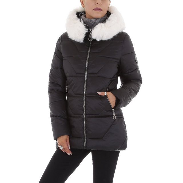 Ital-Design Winterjacke Damen Freizeit (87256496) Kapuze Gefüttert Winterja günstig online kaufen