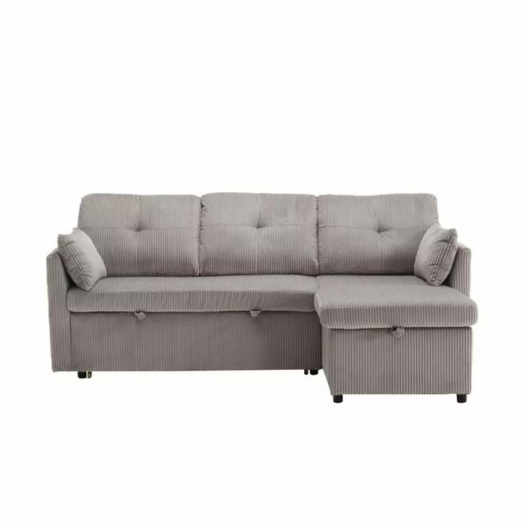 MODFU Sofa Modulares Ecksofa L-förmiges modulares Sofa, mit umkehrbarer Cha günstig online kaufen