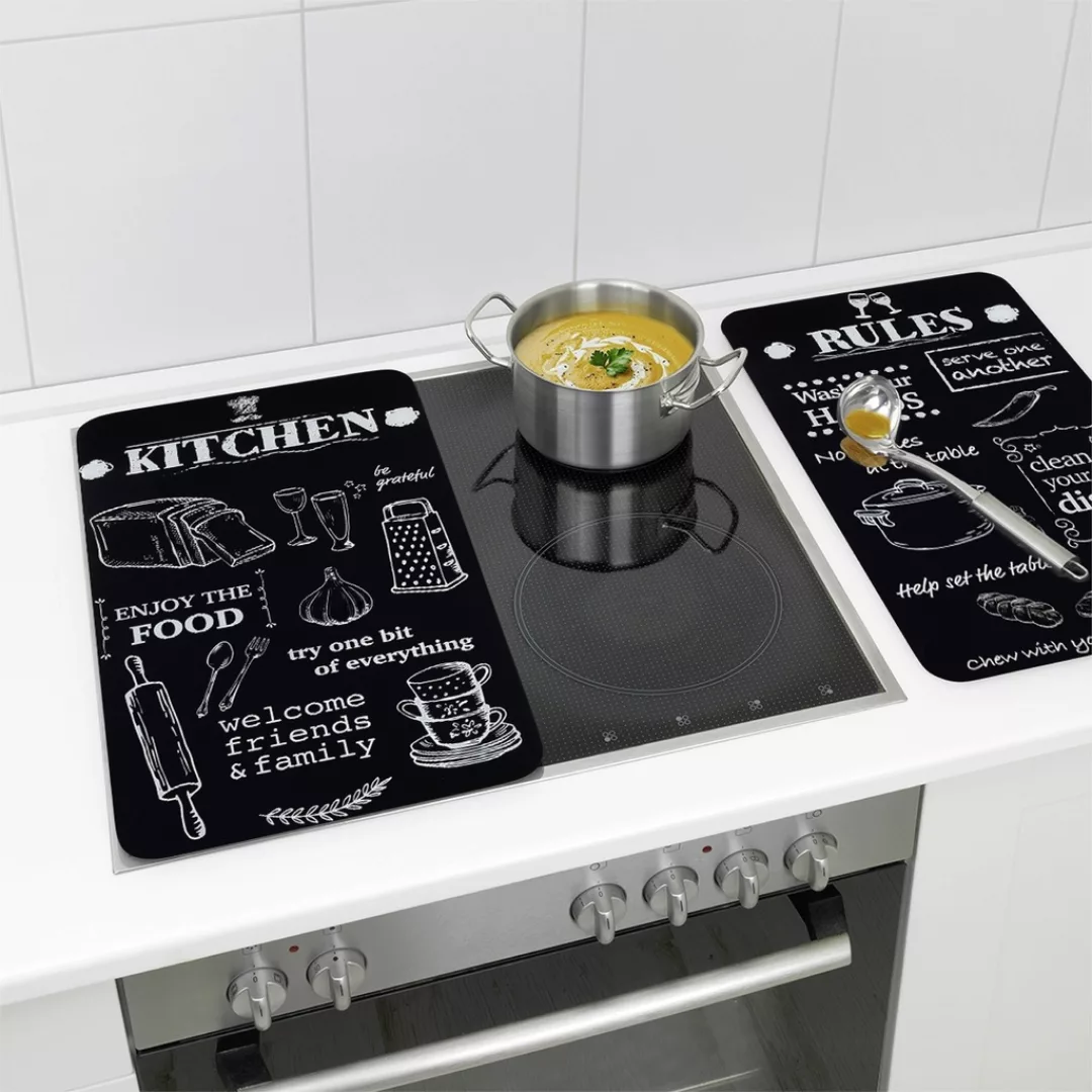 Maximex Herd-Abdeckplatte »Universal Modell KITCHEN RULES«, (Set, 2 tlg.), günstig online kaufen