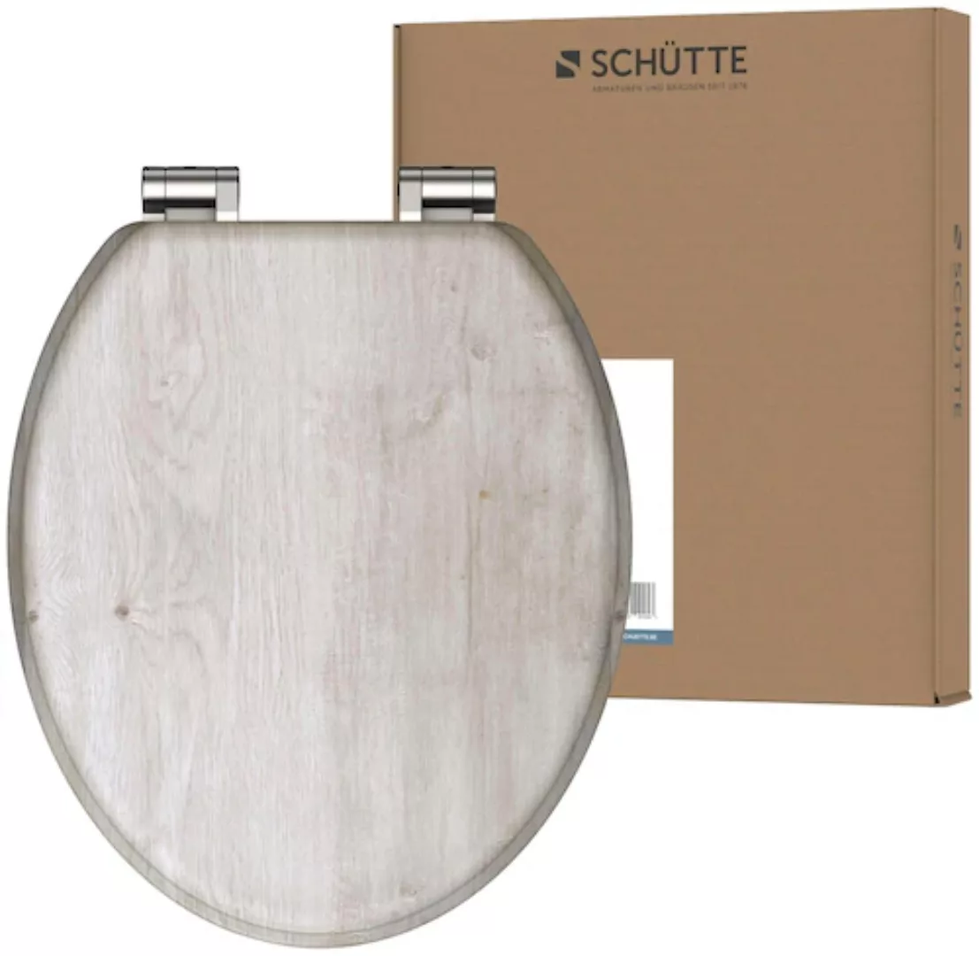 Schütte WC-Sitz "LIGHT WOOD", mit Absenkautomatik und MDF-Holzkern günstig online kaufen