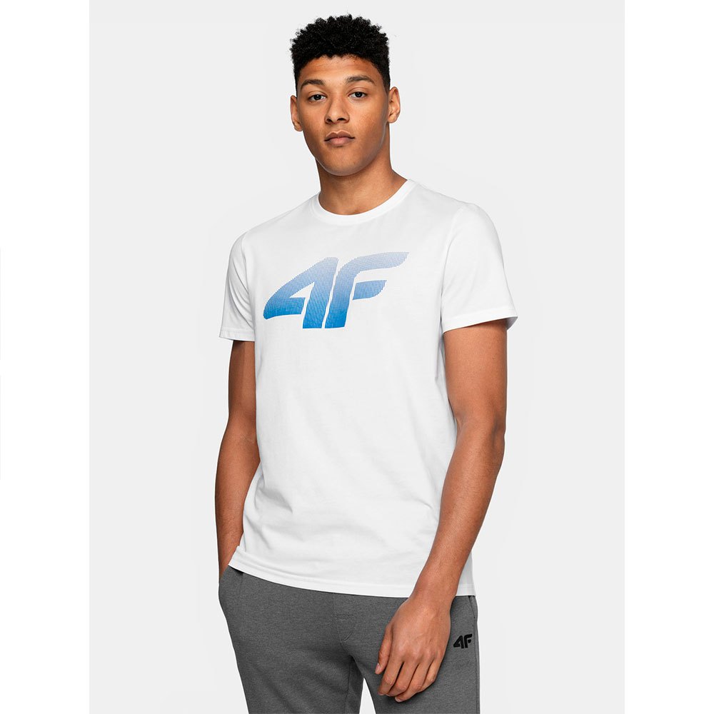 4f Kurzärmeliges T-shirt S White günstig online kaufen