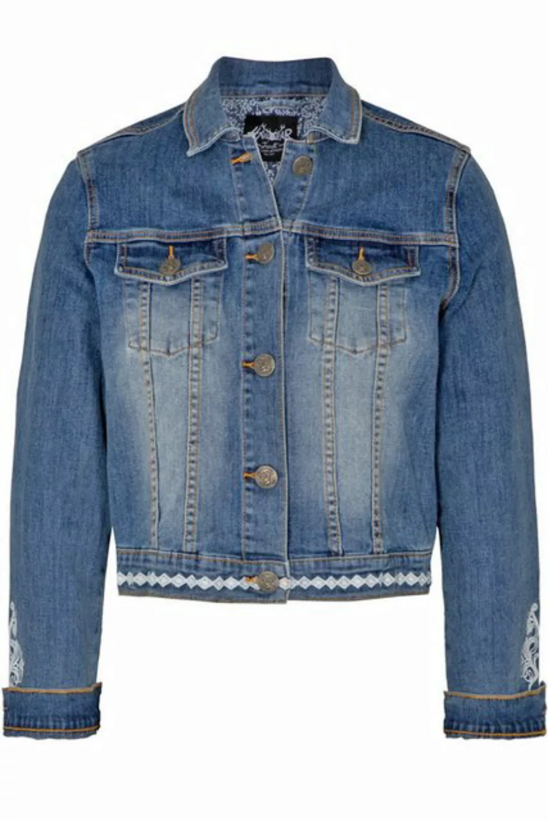 Hangowear Outdoorjacke Trachten Jeansjacke Damen - ABBY - denim günstig online kaufen