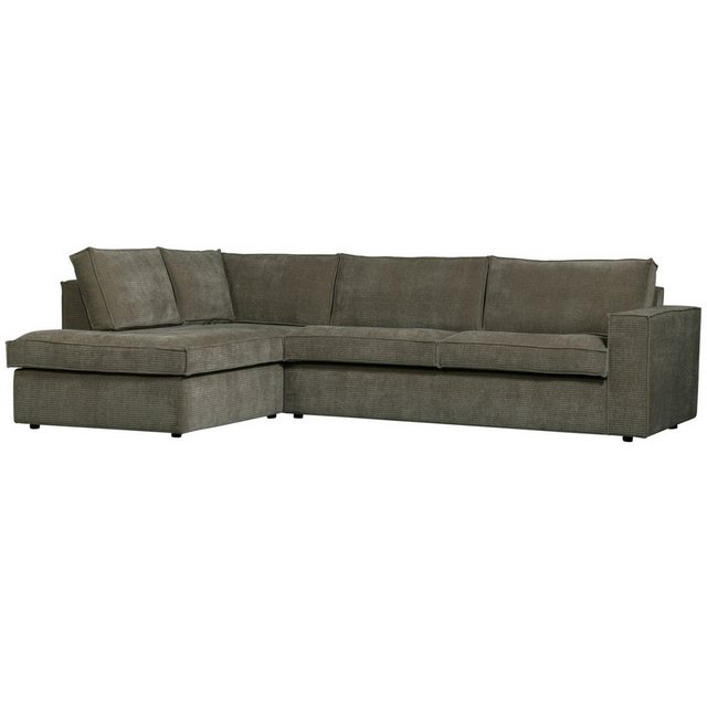 Basiclabel Ecksofa Hajo mit Cordbezug Links günstig online kaufen