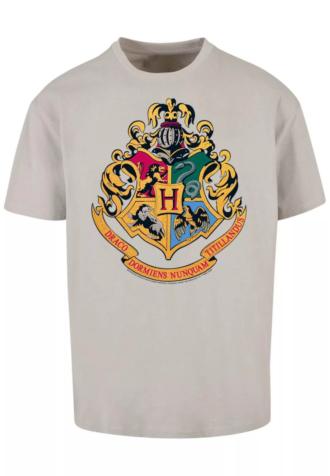 F4NT4STIC T-Shirt "Harry Potter Hogwarts Crest Gold", Print günstig online kaufen