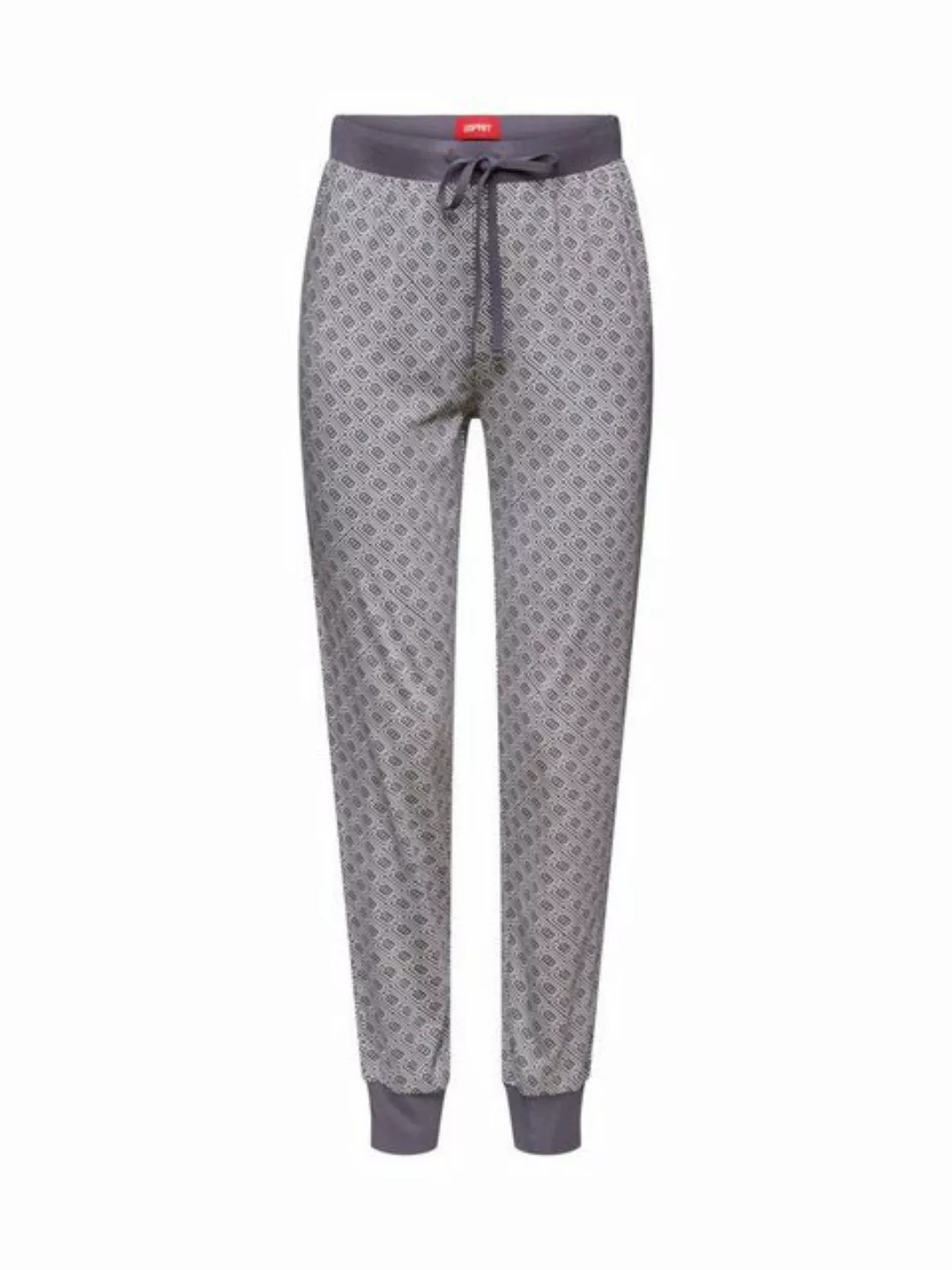 Esprit Schlafhose Jersey-Pyjamahose mit Print günstig online kaufen