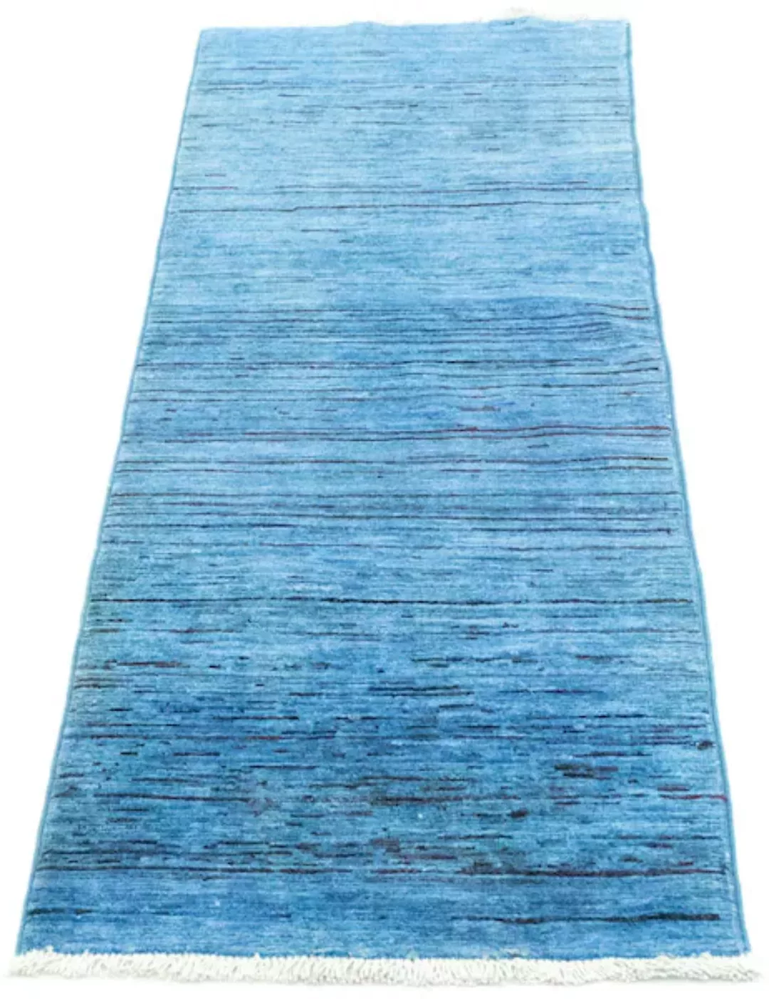 morgenland Wollteppich »Ziegler Teppich handgeknüpft blau«, rechteckig günstig online kaufen