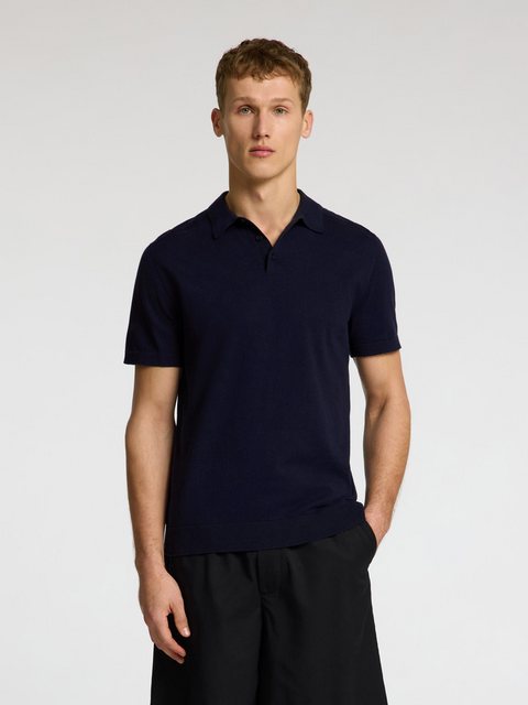 SELECTED HOMME Poloshirt SLHBERG SS KNIT POLO NOOS günstig online kaufen