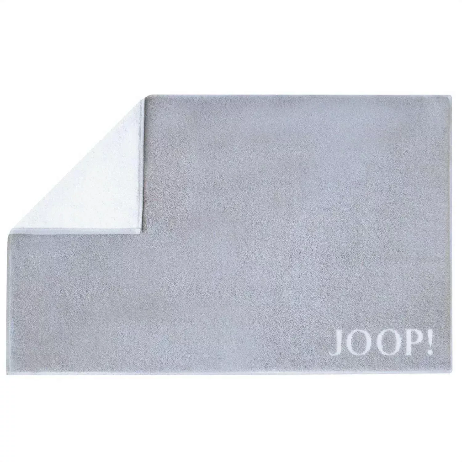 Joop! Badematte Duschvorleger Badvorleger 1600-067 Weiß Silber 50x80 günstig online kaufen