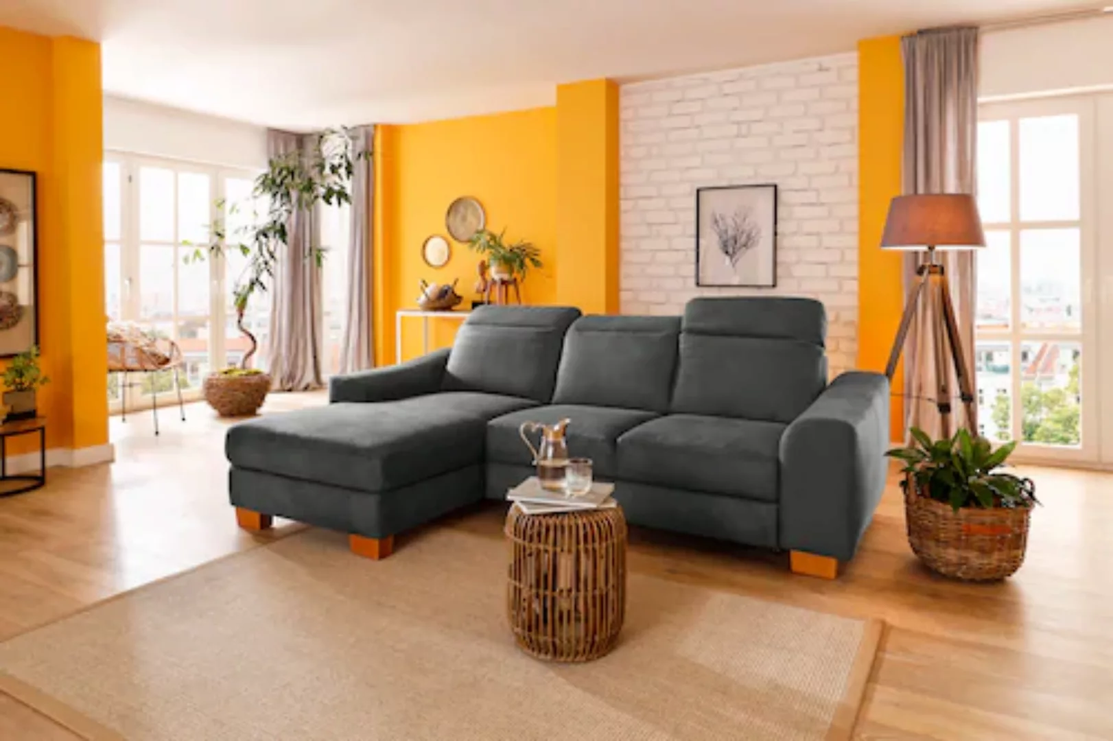 Home affaire Ecksofa "Dundee L-Form" günstig online kaufen