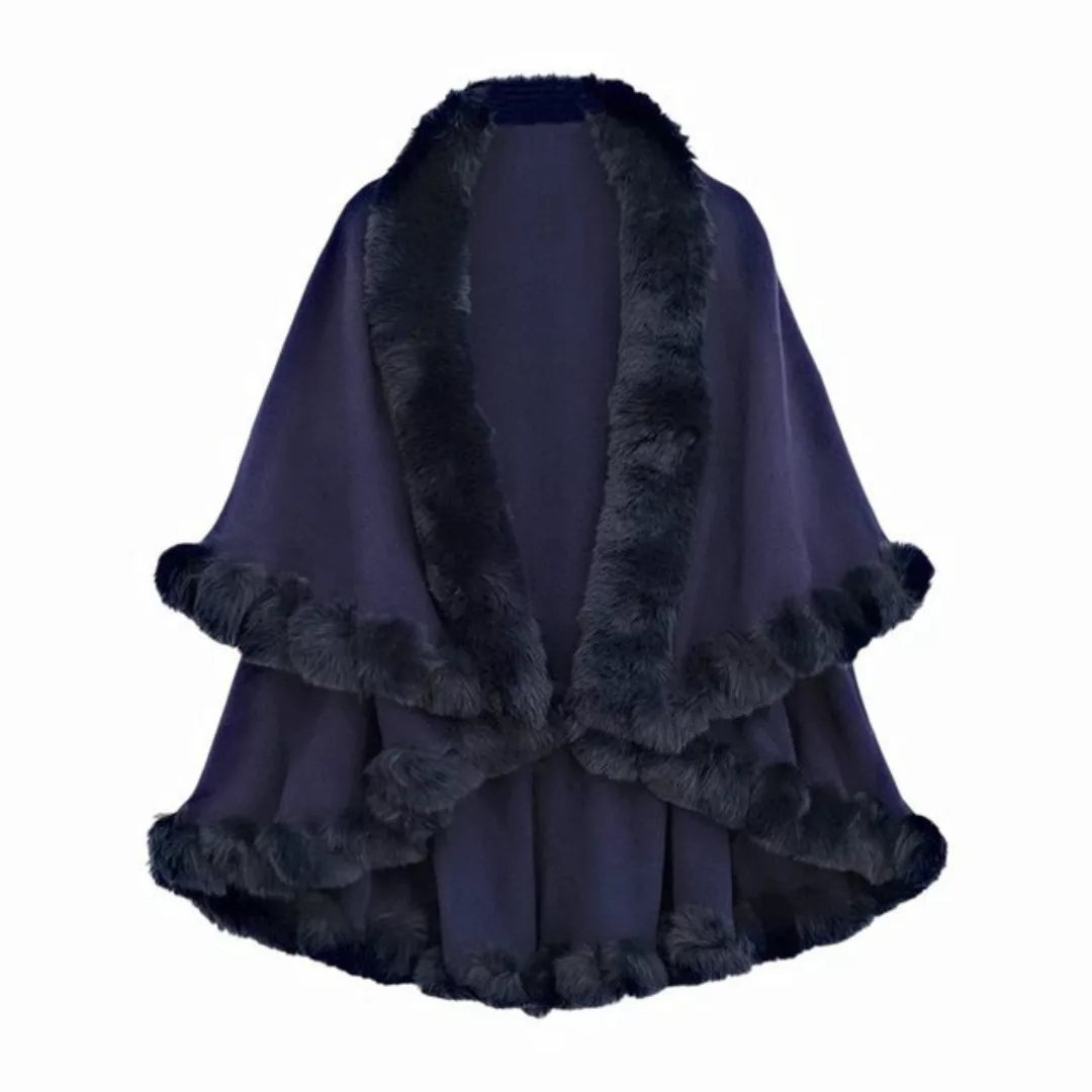 Refttenw Poncho Cardigan-Schal, Cape-Schal,Strickponcho,Warmer Schal günstig online kaufen