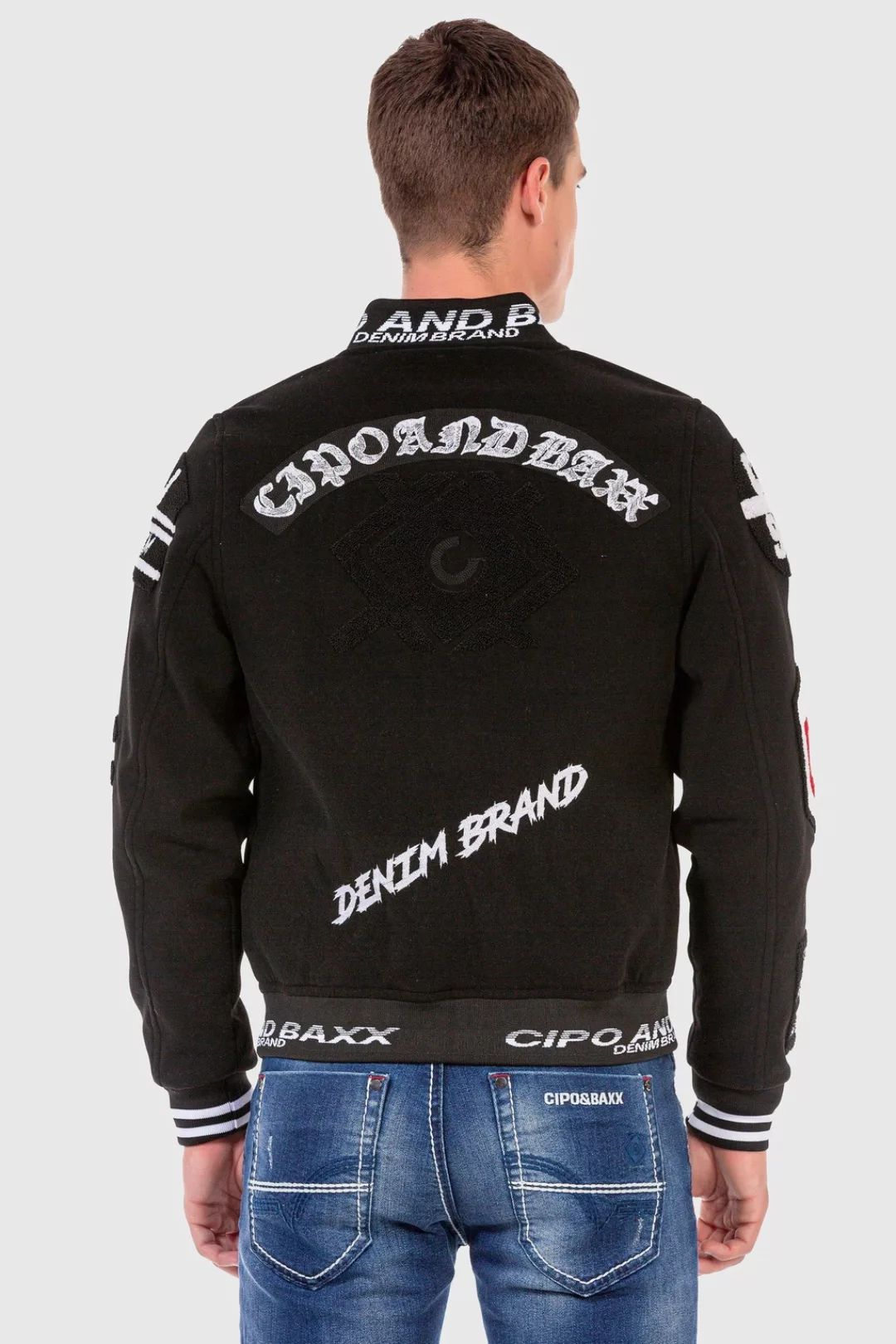Cipo & Baxx Outdoorjacke "Jacke", ohne Kapuze, mit coolen Stickereien günstig online kaufen