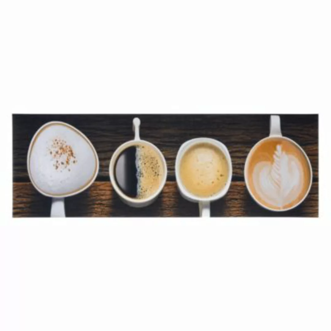 Homcom Läufer pflegeleichter Küchenläufer PVC Coffee 50 x 150 cm günstig online kaufen