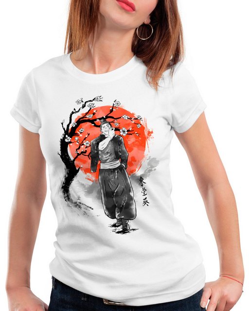 style3 T-Shirt Todo Cherry Blossom jujutsu kaisen anime japan manga günstig online kaufen